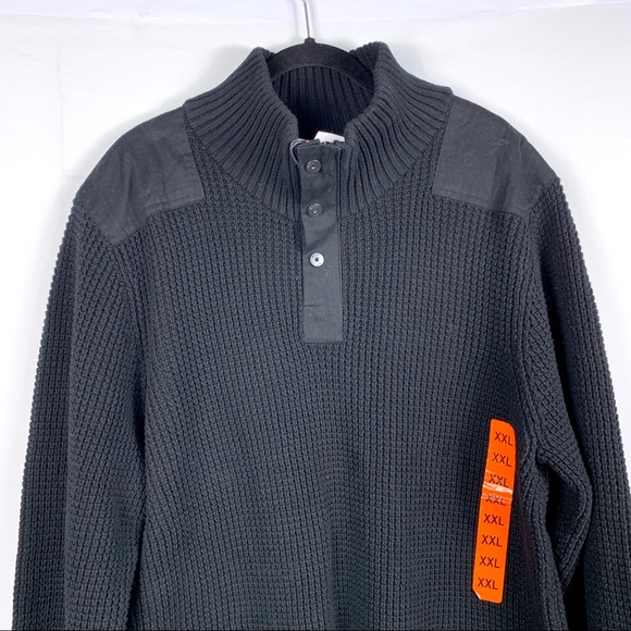 Buffalo David Bitton Mens Mock Neck Sweater 2XL - Picture 3 of 7